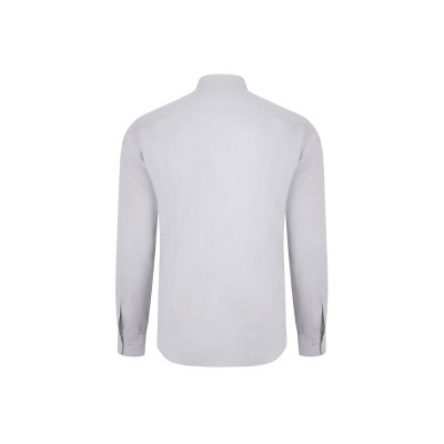 VL PRITHVI MAN. Camisa Oxford (180 g/m²) para homem em algodão (50), poliéster (45) e elastano (5)